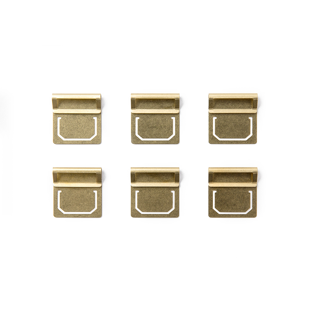 Traveler's Company BRASS Index Clips - The Journal Shop