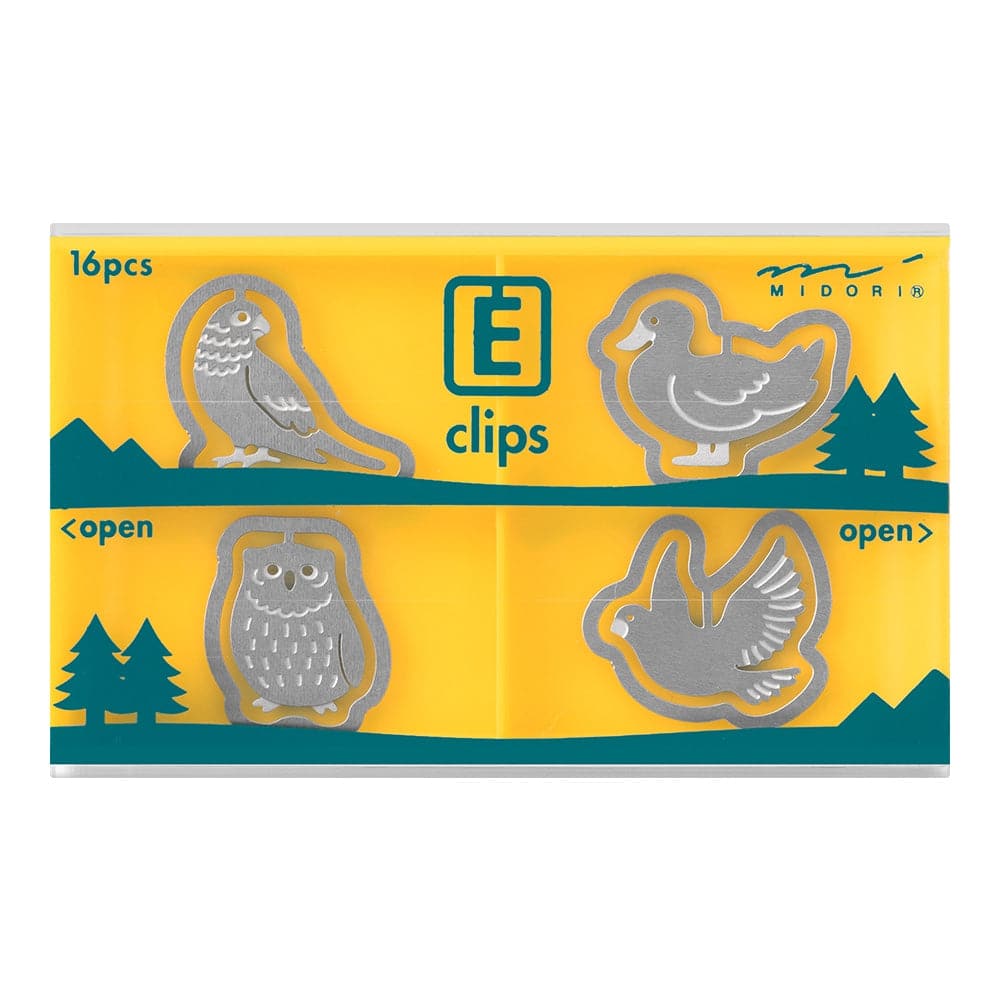 Midori E-clips - Birds - The Journal Shop