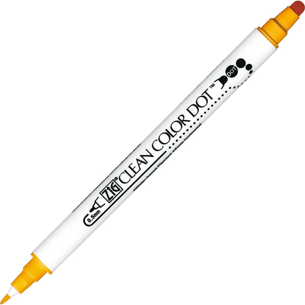 Kuretake ZIG Clean Color Dot Double Sided Marker - Set of 12 Kuretake ZIG Clean Color Dot Double Sided Marker - Set of 12