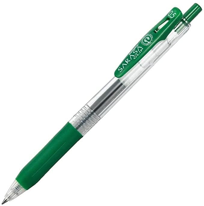 Zebra Sarasa Clip Gel Retractable Pen - 0.5mm - The Journal Shop