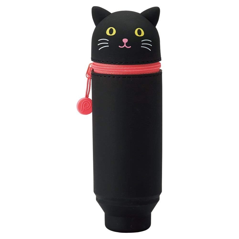 LIHIT LAB PuniLabo Stand Pen Case - Black Cat - The Journal Shop