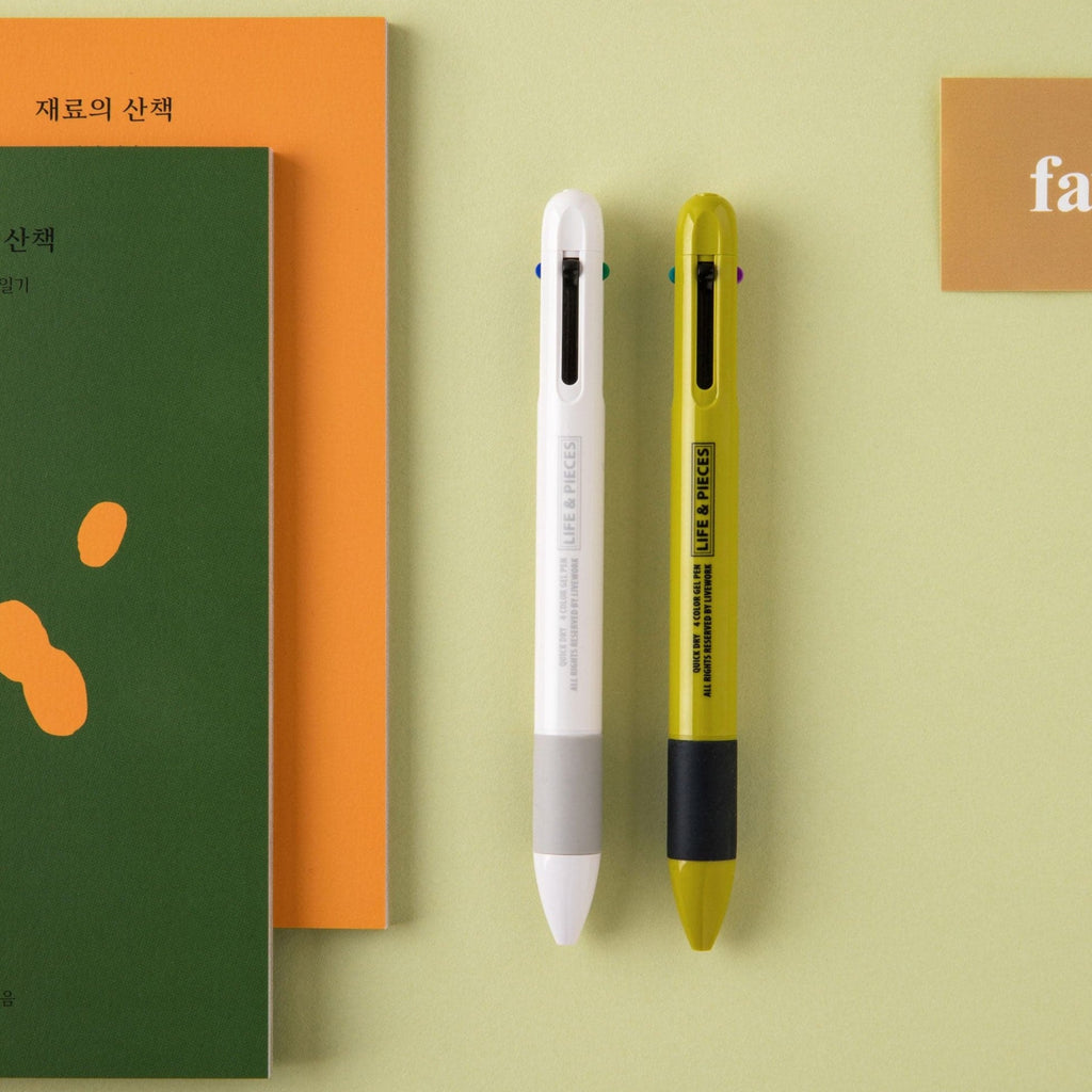 Livework LIFE & PIECES 4 Color Gel Pen - The Journal Shop