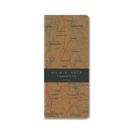Yamamoto Paper RO-BIKI NOTE Topographical Plain Notebook - The Journal Shop