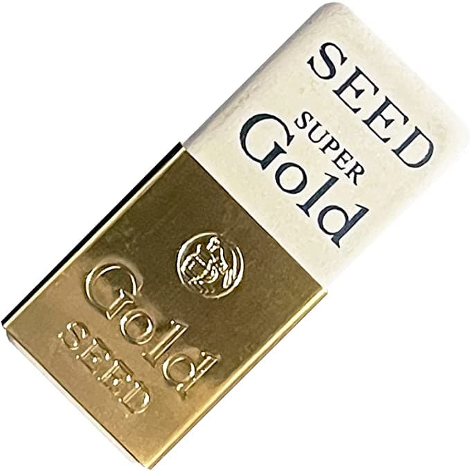 Seed Super Gold Natural Rubber Eraser - The Journal Shop