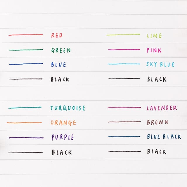 Livework LIFE & PIECES 4 Color Gel Pen - REFILL - The Journal Shop