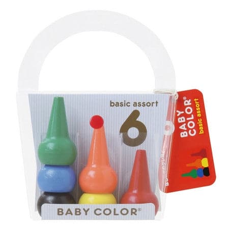 Aozora Baby Colour Crayon [6 crayons] - The Journal Shop
