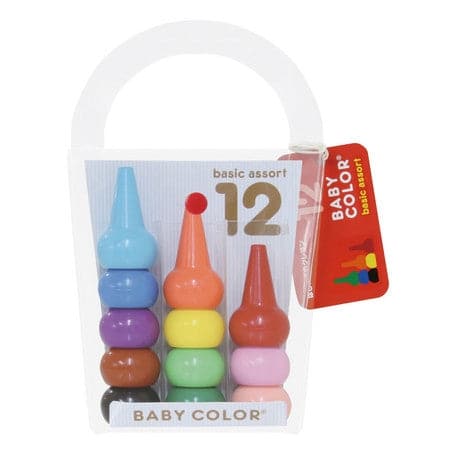 Aozora Baby Colour Crayon [12 crayons] - The Journal Shop