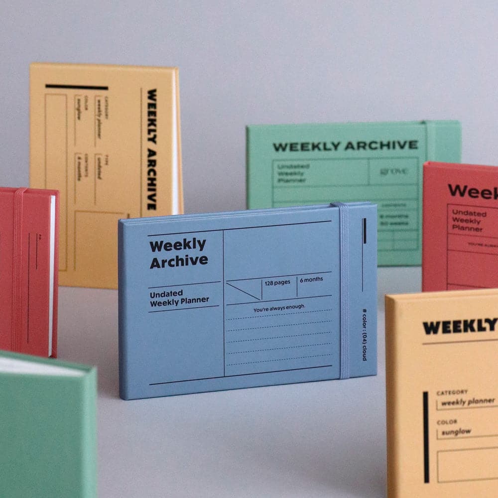 Iconic Undated Weekly Archive Planner - The Journal Shop