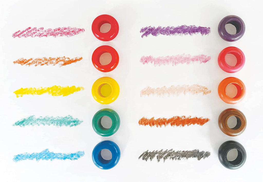 Kokuyo Ring Crayon 10 Colour Set - The Journal Shop