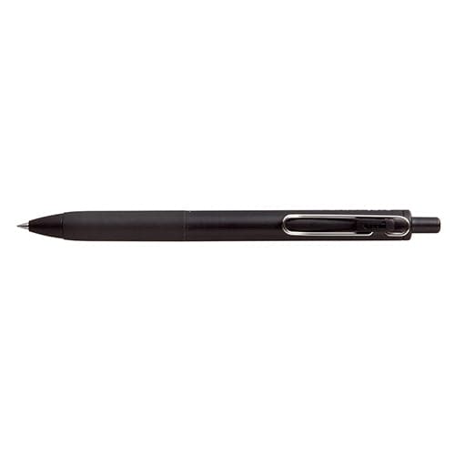 Individual Uni-Ball One Gel Pen with cushioned rubber grip and wire pen clip