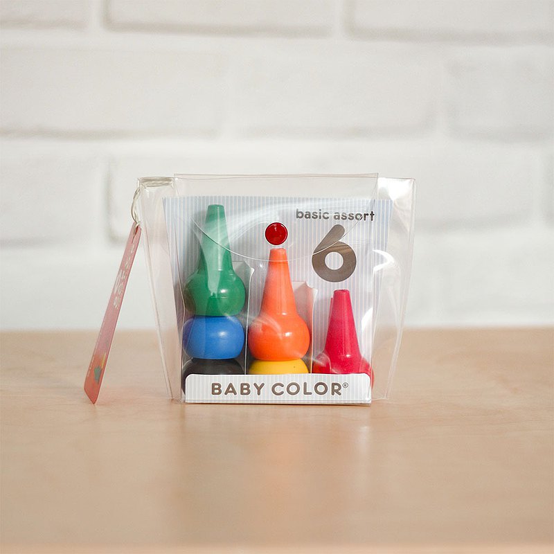 Aozora Baby Colour Crayon [6 crayons] - The Journal Shop