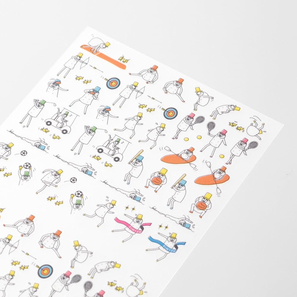 Midori Schedule Stickers --- Sports Ojisan - The Journal Shop