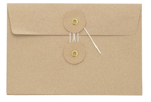 Traveler's Company KRAFT String Envelope -- Medium - The Journal Shop