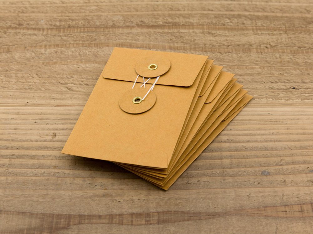 Traveler's Company KRAFT String Envelope -- Small - The Journal Shop