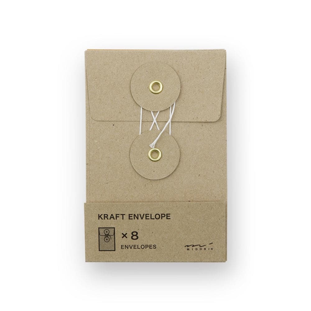 Traveler's Company KRAFT String Envelope -- Small - The Journal Shop