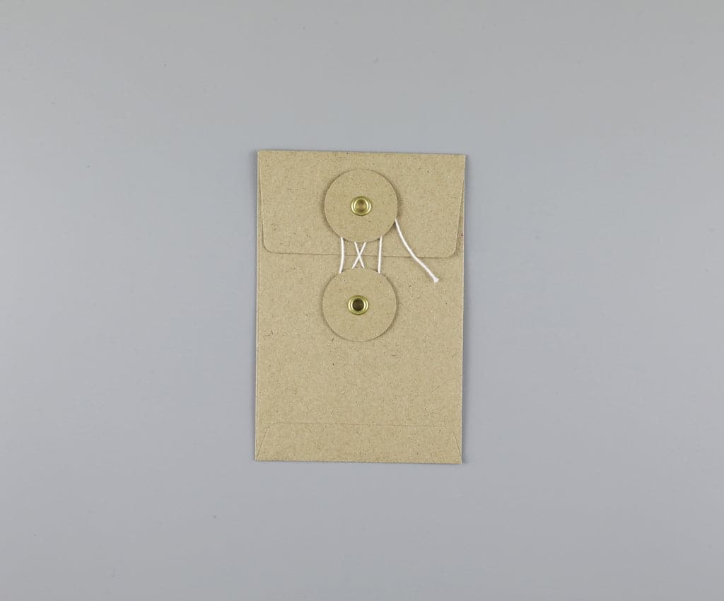 Traveler's Company KRAFT String Envelope -- Small - The Journal Shop