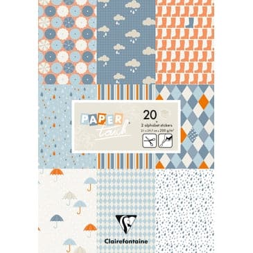 Clairefontaine Paper Touch- printed sheets- Rain Design - The Journal Shop