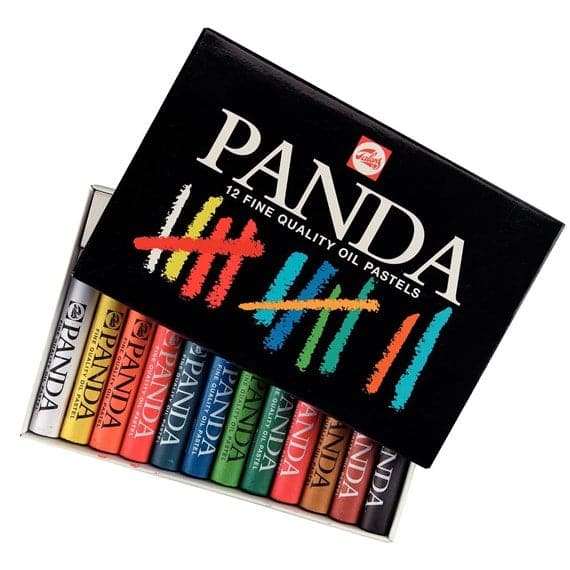 Talens Panda Oil Pastel Set | 12 colours - The Journal Shop