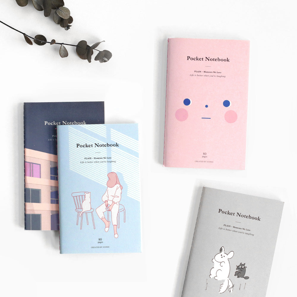 Iconic Pocket Notebook [Plain] - The Journal Shop