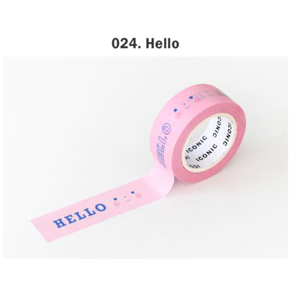 BGM Washi Tape - Christmas Candles (1.5cm)