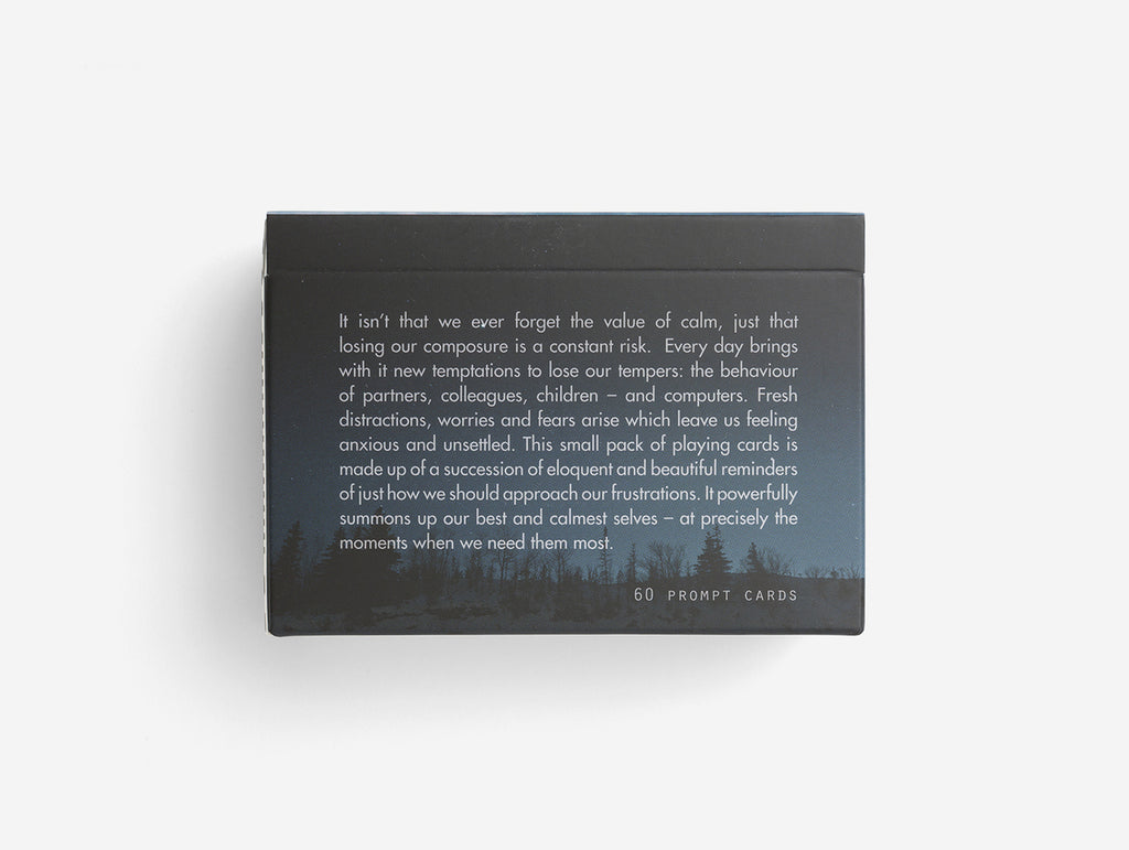The School of Life Calm Prompt Cards - The Journal Shop