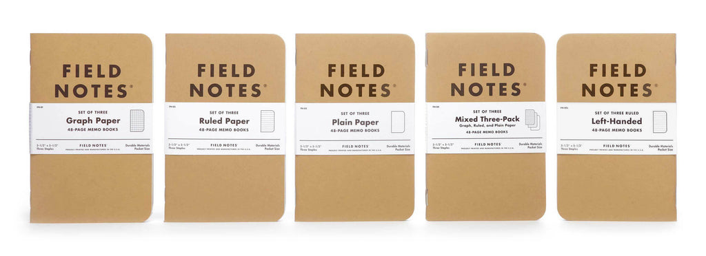 Field Notes Original Kraft (A6, Pack of 3) - The Journal Shop