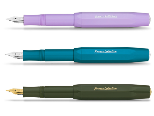 Kaweco Collection Fountain Pen - Cyan, Fine Nib (F), Limited Edition, Pocket-Sized, Includes Royal Blue Cartridge, Made In Germany - View #11