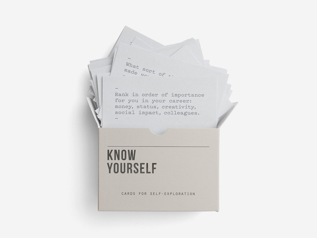 The School of Life Know Yourself Prompt Cards - The Journal Shop