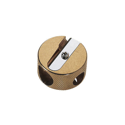 Möbius & Ruppert - Double Hole Round Brass Sharpener - The Journal Shop