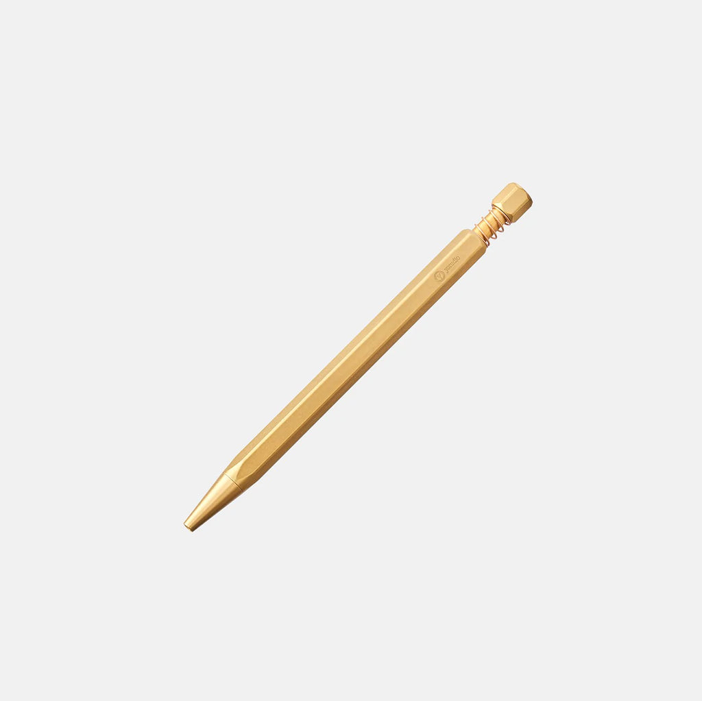 Ystudio Brass Ballpoint Pen [Spring Mechanism] - The Journal Shop