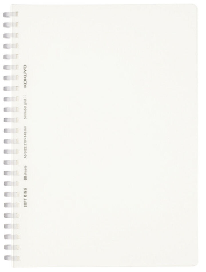 Kokuyo Soft Ring Notebook A5 [Dot Grid] - The Journal Shop