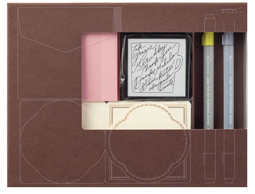 Midori's 70th anniversary Limited Edition Paintable Stamp Kits - The Journal Shop
