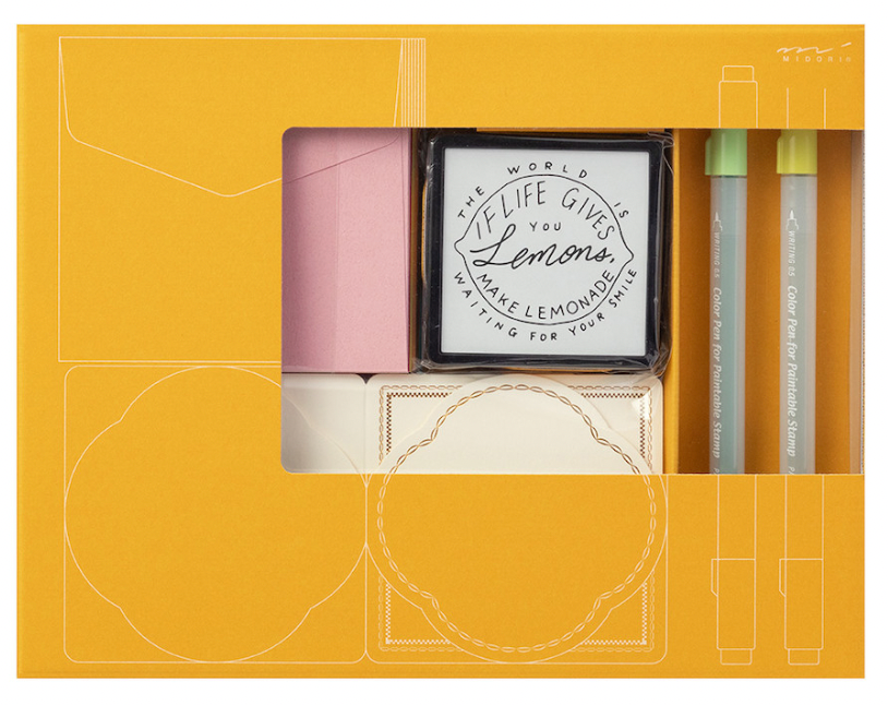 Midori's 70th anniversary Limited Edition Paintable Stamp Kits - The Journal Shop