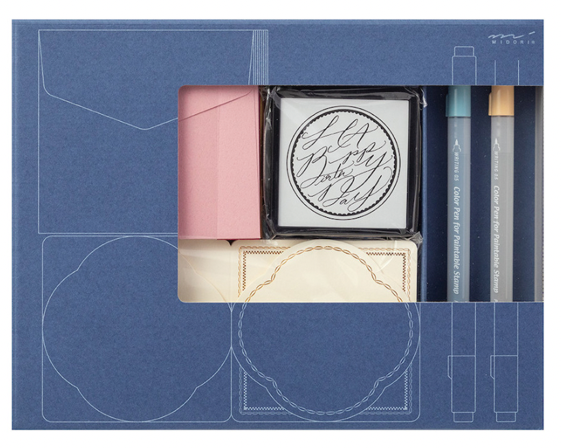 Midori's 70th anniversary Limited Edition Paintable Stamp Kits - The Journal Shop