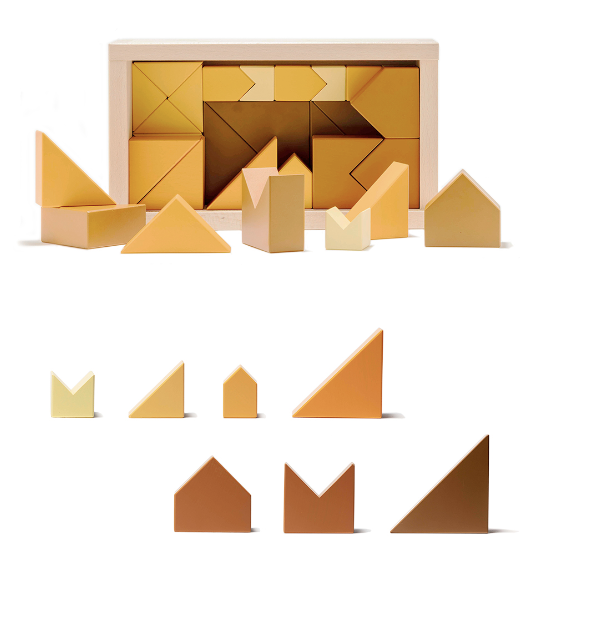 Kokuyo Kizuki no Ki Wooden Blocks - HOUSE