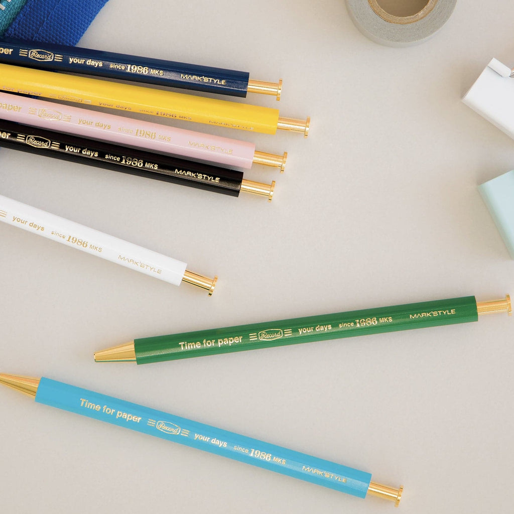 Mark's Tokyo Edge Time For Paper Gel Ballpoint Pen - The Journal Shop