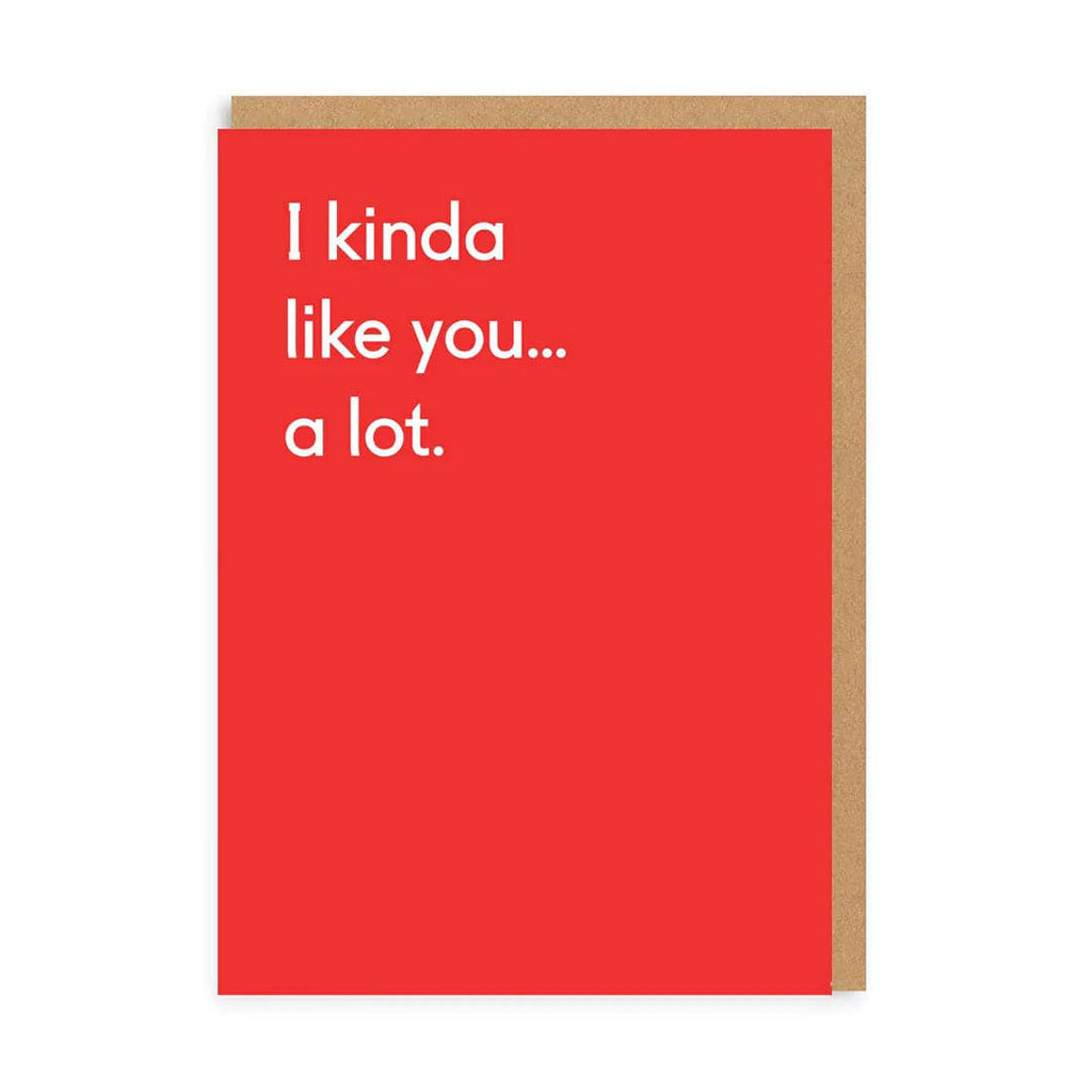 Ohh Deer Kinda Like You A Lot Greeting Card - The Journal Shop