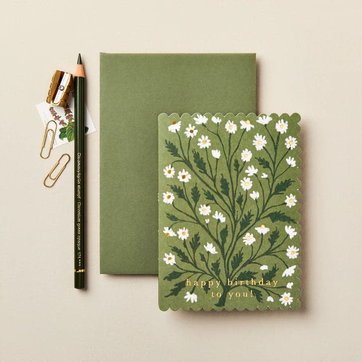 Wanderlust Daisy Happy birthday to you - The Journal Shop
