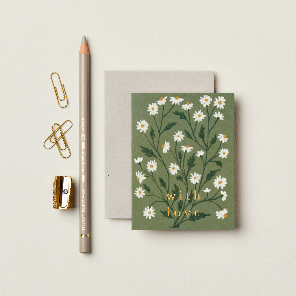 Wanderlust Daisy With Love Mini Card - The Journal Shop