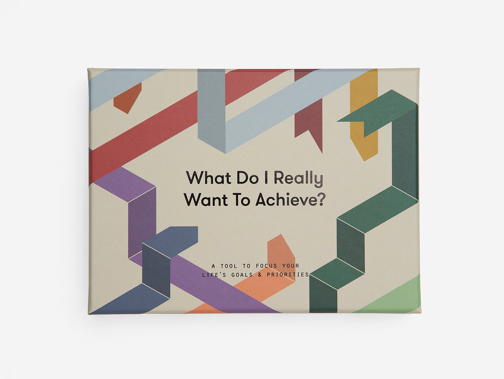 The School of Life 'What Do I Really Want To Achieve?' Suggestion Cards - The Journal Shop