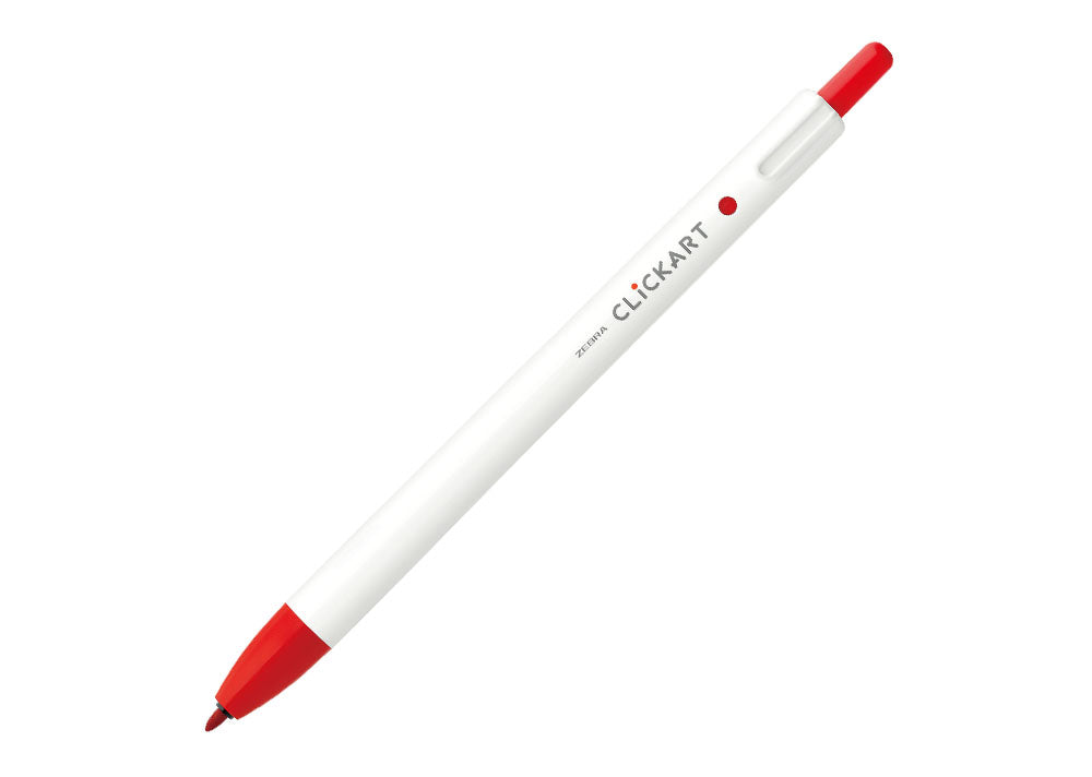 Zebra Clickart Marker Pen - Red