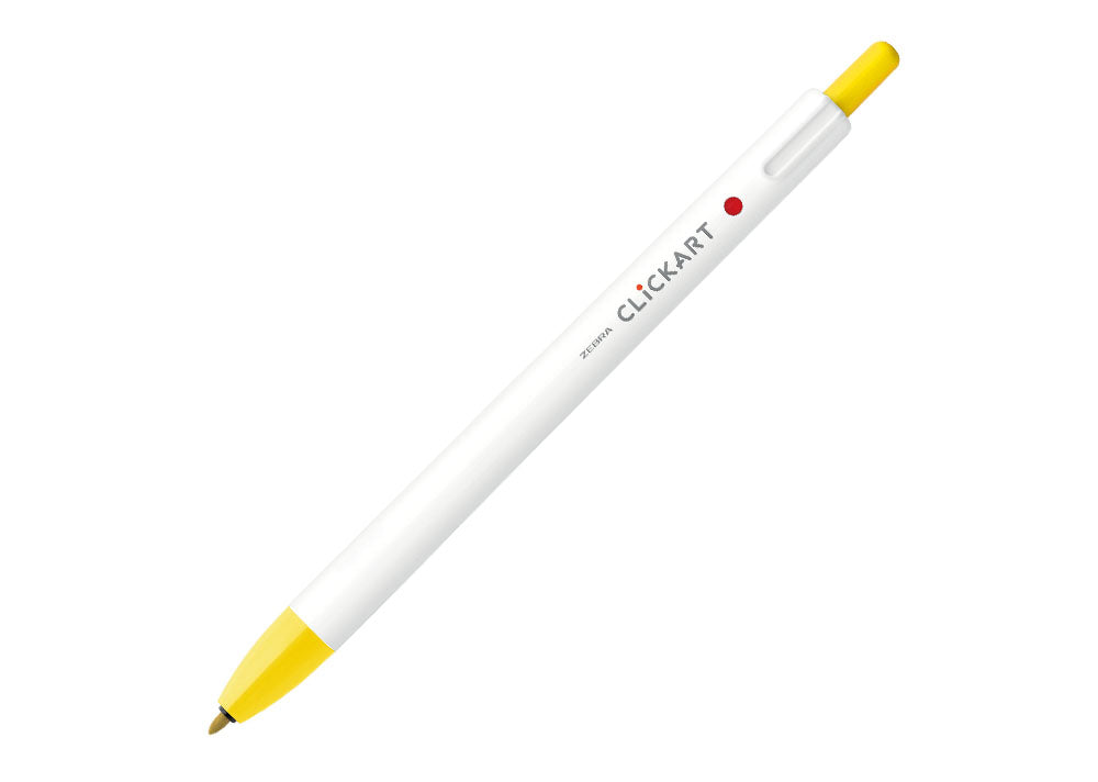 Zebra Clickart Marker Pen - Yellow