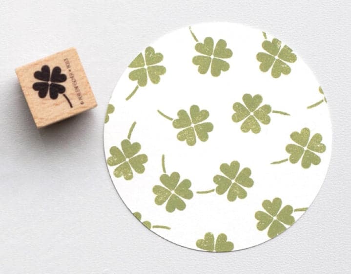 Perlenfischer Stamp - Four-Leaf Clover - The Journal Shop