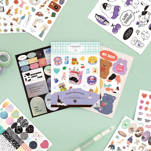 Iconic Planner Sticker Set [9 Sheets] - The Journal Shop