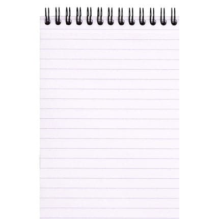 Rhodia Classic Wirebound Notepad (A7, Lined) - Black - The Journal Shop