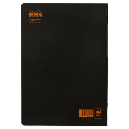 Rhodia Side-Stapled Notebook (A4, Grid) - The Journal Shop