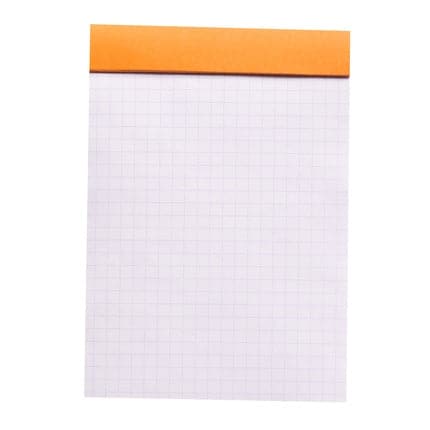 Rhodia No. 13 Head Stapled Pad (A6, Grid) - The Journal Shop