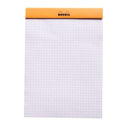 Rhodia No. 16 Head Stapled Pad (A5, Grid) - The Journal Shop