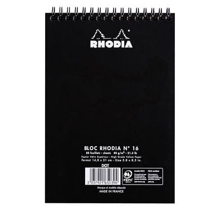 Rhodia Classic Wirebound Pad (A5, Dot Grid) - The Journal Shop