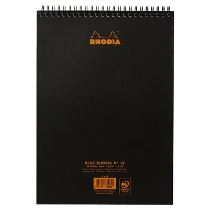 Rhodia Classic Wirebound Pad (A4, Graph) - The Journal Shop
